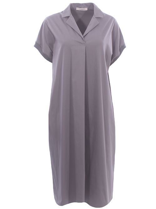 Cotton dress with knitted edges LA FILERIA | 72273/54319073